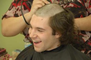 Nichols School Students Go Bald For Bucks