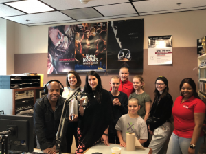 Olmsted School 156 Students Visit the Kiss 98.5 Studio