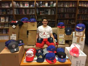 Lewis Shavel Donates Hats to Roswell Park